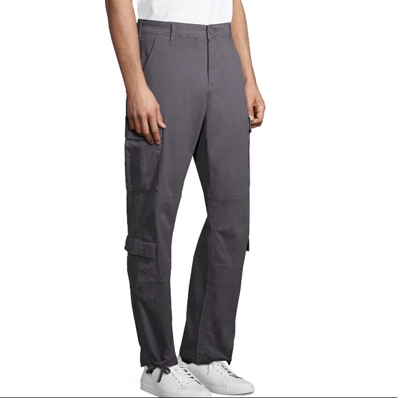 No Boundaries Cargo Pant. Color Gray - Picture 3 of 6